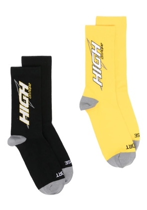 Martine Rose High On Hope socks (pack of two) - Yellow