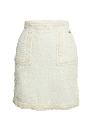 CHANEL Pre-Owned tweed pencil skirt - White