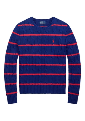 Polo Ralph Lauren striped cable-knit sweater - Blue