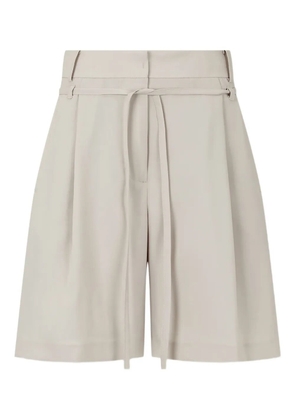 TOMBOY pleated waist-tie shorts - Neutrals