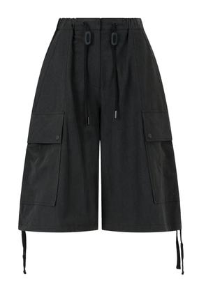 TOMBOY pleated cargo shorts - Black