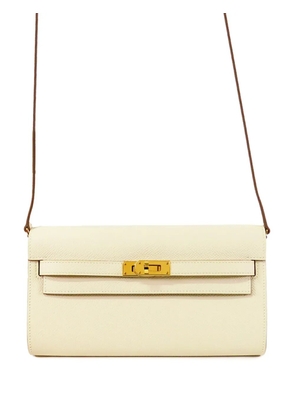 Hermès Pre-Owned 2024 Epsom Kelly To Go Wallet crossbody bag - White