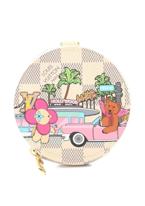 Louis Vuitton Pre-Owned 2021 Damier Azur Vivienne coin purse - White