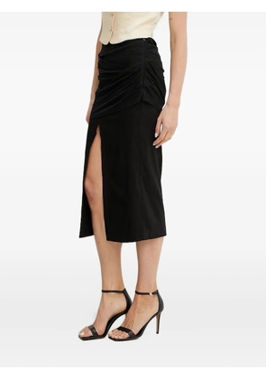 PINKO gathered midi skirt - Black