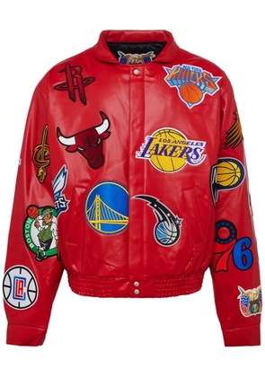 Jeff Hamilton x NBA Collage jacket - Red