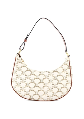 Celine Pre-Owned Ava Bag Triomphe Coated Canvas Mini shoulder bag - Neutrals