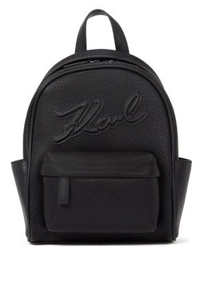 Karl Lagerfeld small K/Skuare backpack grainy - Black