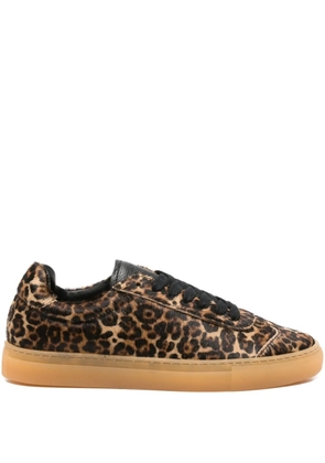 Copenhagen leopard-print sneakers - Brown