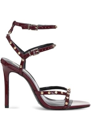 Just Cavalli stud-embellished sandals - Red