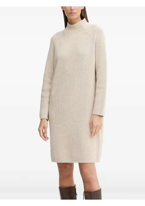 Marc O'Polo high-neck ribbed dress - Neutrals
