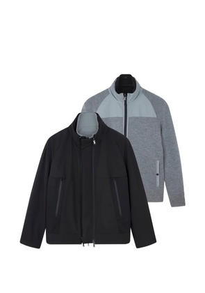 Paul & Shark double-layer padded jacket - Black