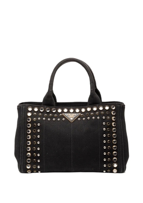 Prada Pre-Owned 2000-2013 Small Canvas Canapa Bijoux satchel - Black
