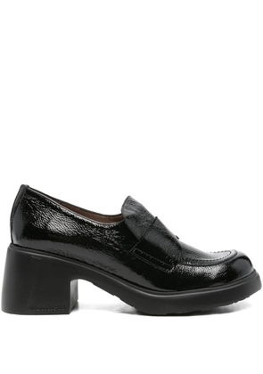 wonders 65mm patent-leather loafers - Black