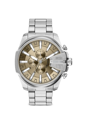 Diesel 48mm Mega Chief Slim watch - Silver