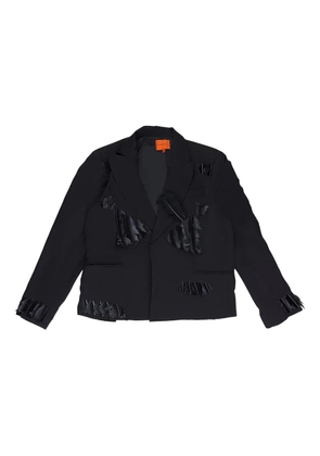 Who Decides War La Plume blazer - Black