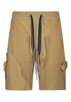 Mostly Heard Rarely Seen Cut Me Up shorts - Brown