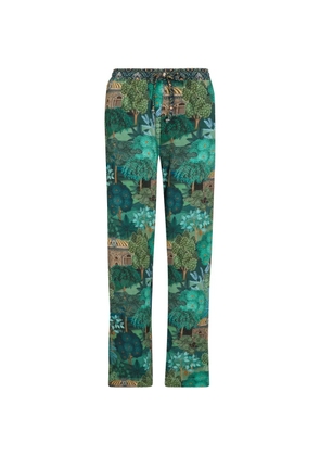 PIP STUDIO cotton pyjama bottoms - Green