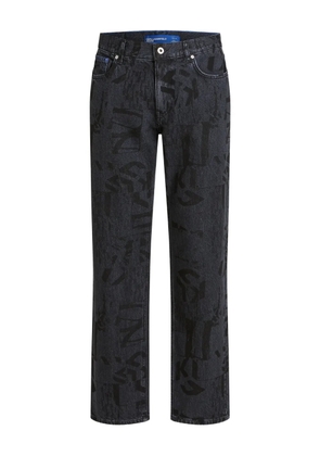 Karl Lagerfeld Jeans all-over-print jeans - Black