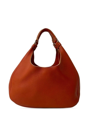 Bottega Veneta Pre-Owned 2012-2025 Medium Intrecciato Trimmed Nappa Campana hobo bag - Orange