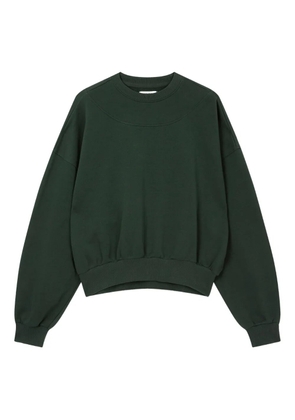 TOMBOY round-neck cotton sweatshirt - Green