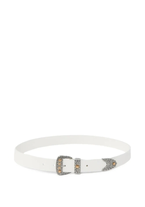 PINKO embellished-buckle belt - White
