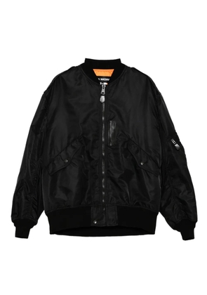 Junya Watanabe fur-trimmed MA-1 jacket - Black