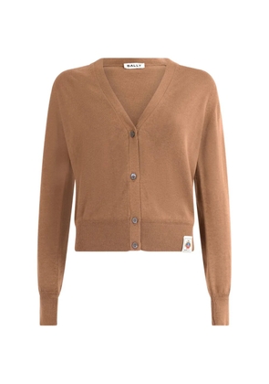 Bally V-neck ribbed cardigan - Brown