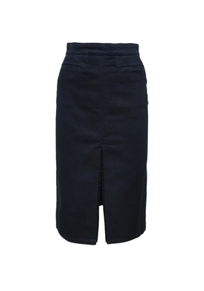 Stella McCartney Pre-Owned denim midi pencil skirt - Blue
