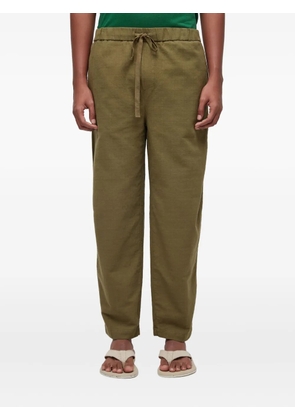 Osklen drawstring-fastening trousers - Green