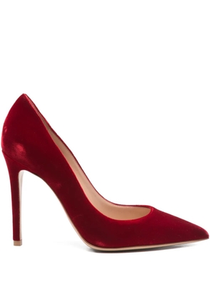Gianvito Rossi velvet pumps - Red