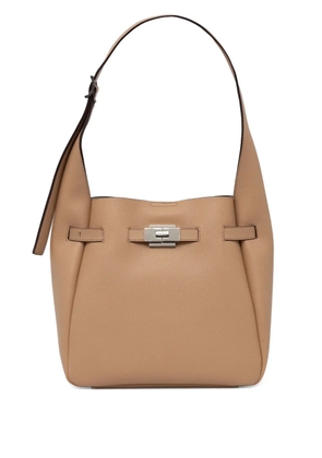 DKNY buckle-detail tote bag - Brown