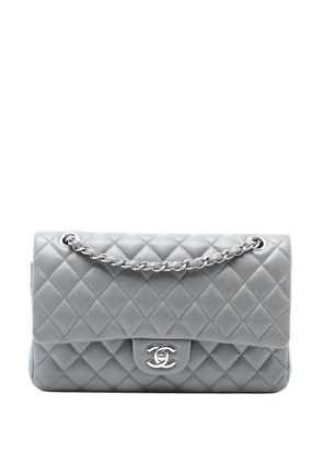 CHANEL Pre-Owned 2017-2018 Medium Classic Caviar Double Flap shoulder bag - Grey
