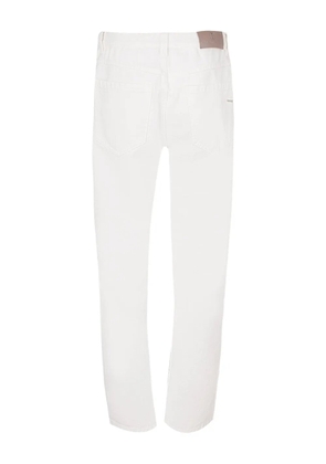 Brunello Cucinelli Monili trim trousers - White