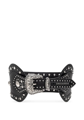 DSQUARED2 studded leather belt - Black