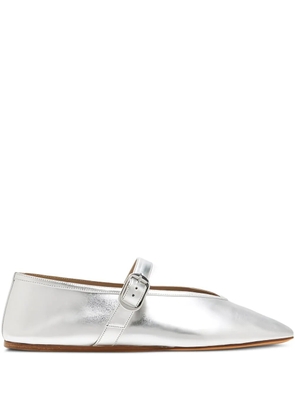 Le Monde Beryl Stella metallic-finish ballet flats - Silver