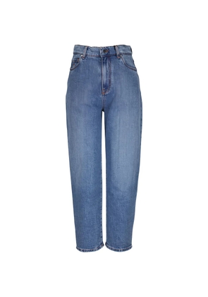 Kiton button-fastening jeans - Blue