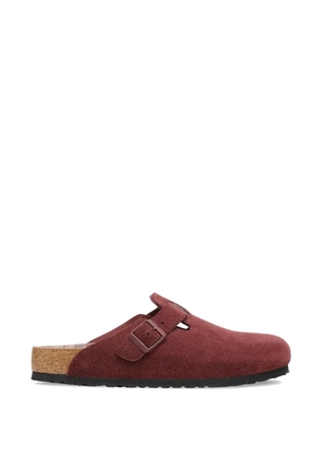 Birkenstock Boston buckle-strap mules - Red