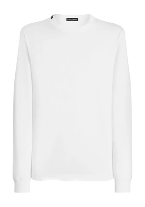 Dolce & Gabbana long-sleeve cotton T-shirt - White