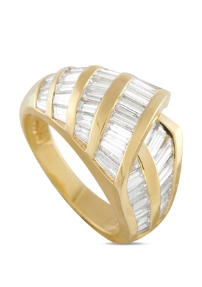 LB Exclusive layered diamond baguette ring - Gold