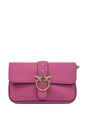 PINKO love birds buckle shoulder bag