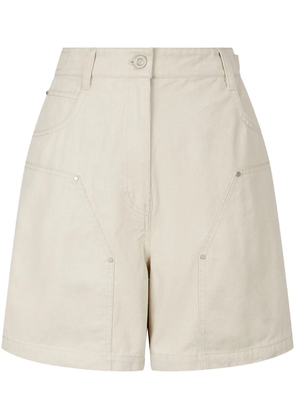 TOMBOY rivet-detail shorts - Neutrals