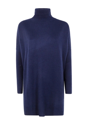 absolut cashmere roll-neck long-sleeve sweater - Blue