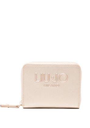 LIU JO logo-embossed zip wallet - Neutrals