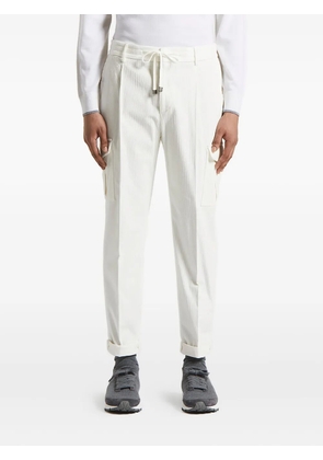Peserico pleated cargo trousers - White