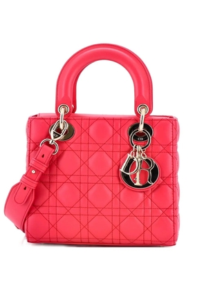 Christian Dior Pre-Owned My ABCDior Lady Dior Bag Cannage Quilt Lambskin crossbody bag - Pink