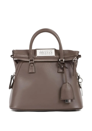 Maison Margiela mini 5AC Classique leather tote bag - Brown