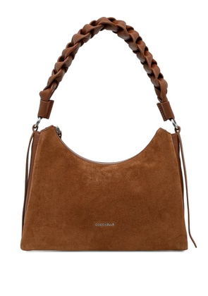 Coccinelle braided handle tote bag - Brown