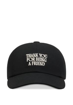 AMI Paris logo-embroidered buckle baseball cap - Black