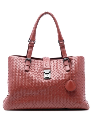 Bottega Veneta Pre-Owned 2012-2025 Medium Nappa Intrecciato Roma tote bag - Red
