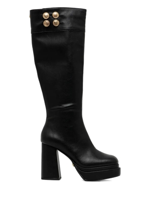 Buffalo 110mm May platform button boots - Black